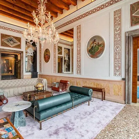 Lägenhet Luxury Venetian Style On Grand Canal Venedig